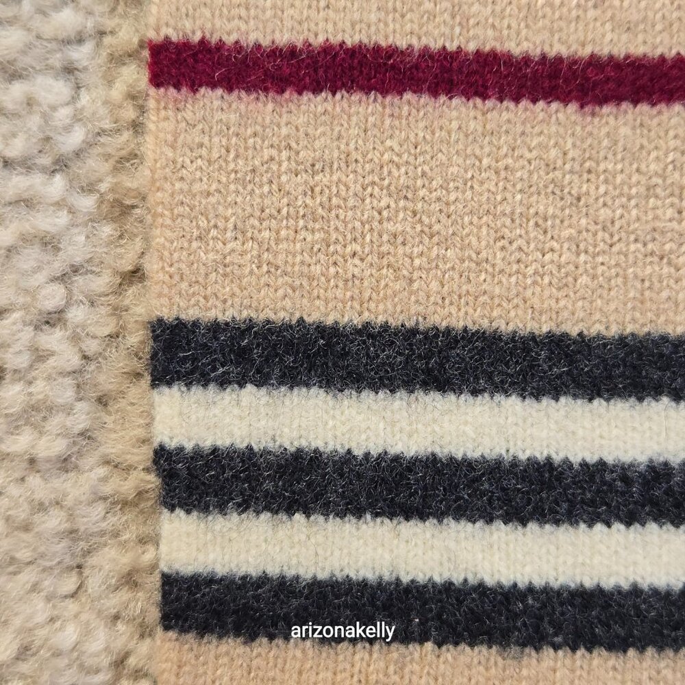 Burberry Rare Vintage KNIT Lambswool Scarf PERFECT - Picture 7 of 11